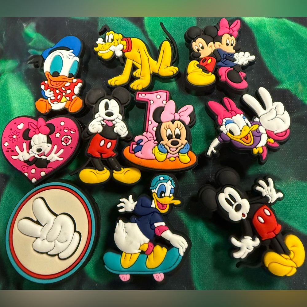 10 Disney Croc Charms Shoe Charm Jibbit